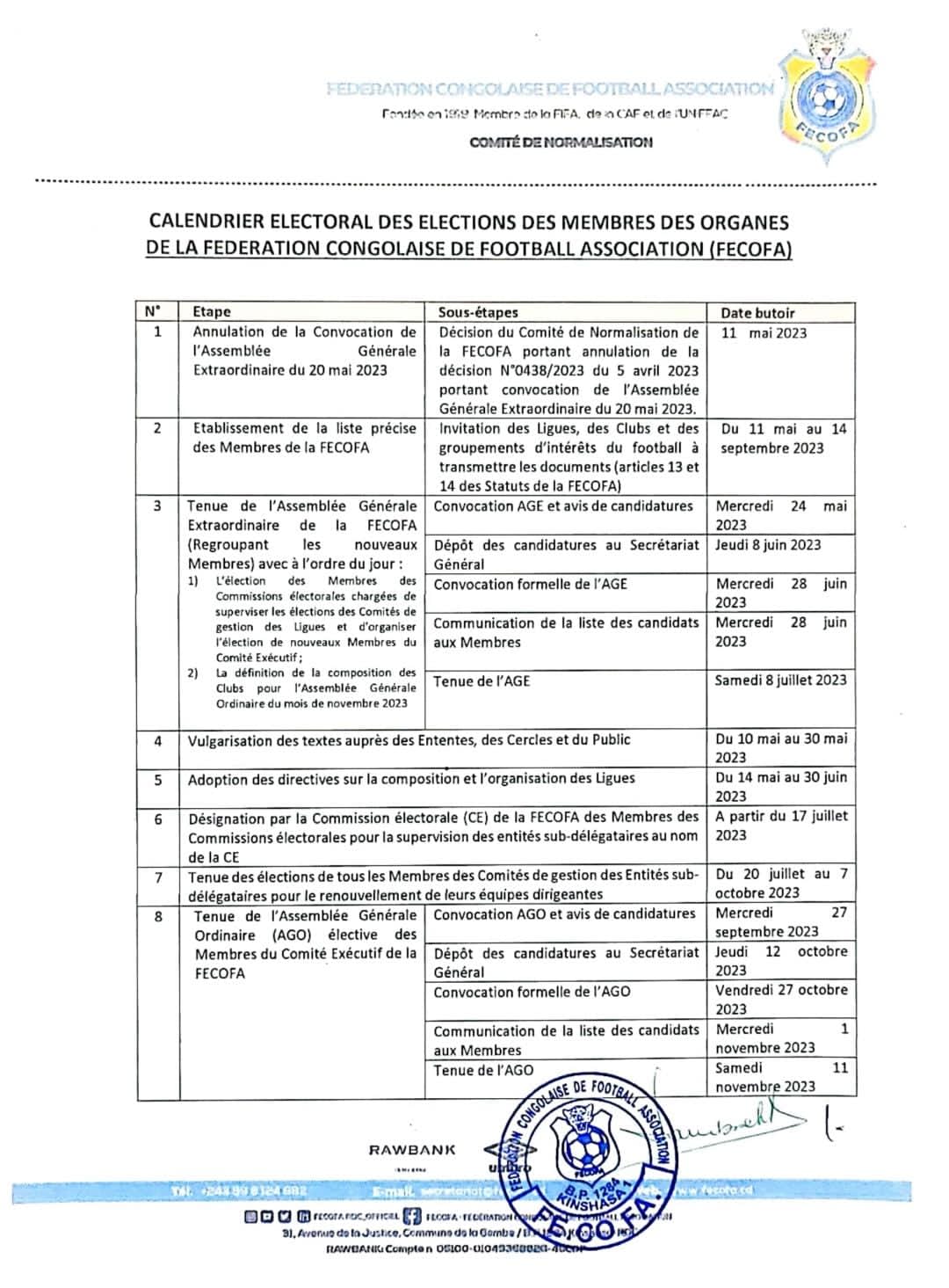 Calendrier